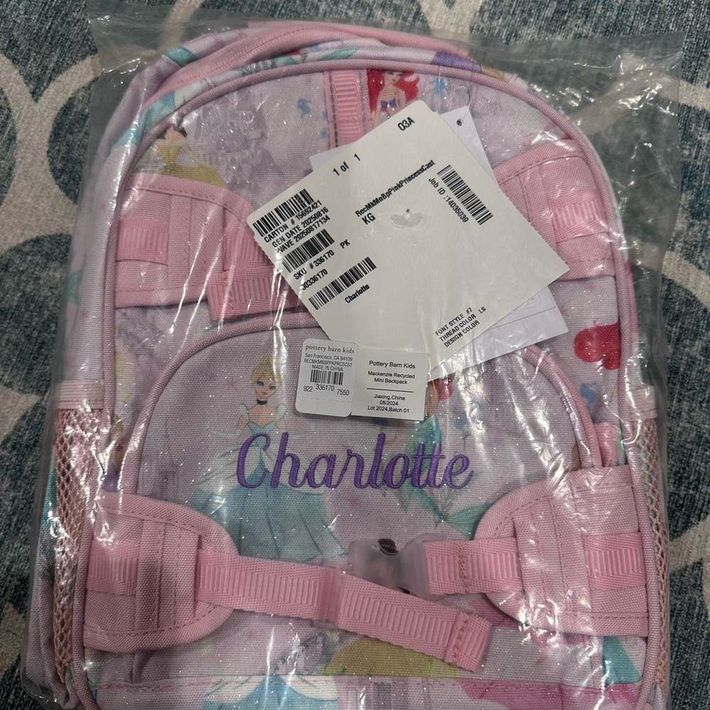 Pottery Barn Kids Mackenzie Mini Backpack Disney Princess